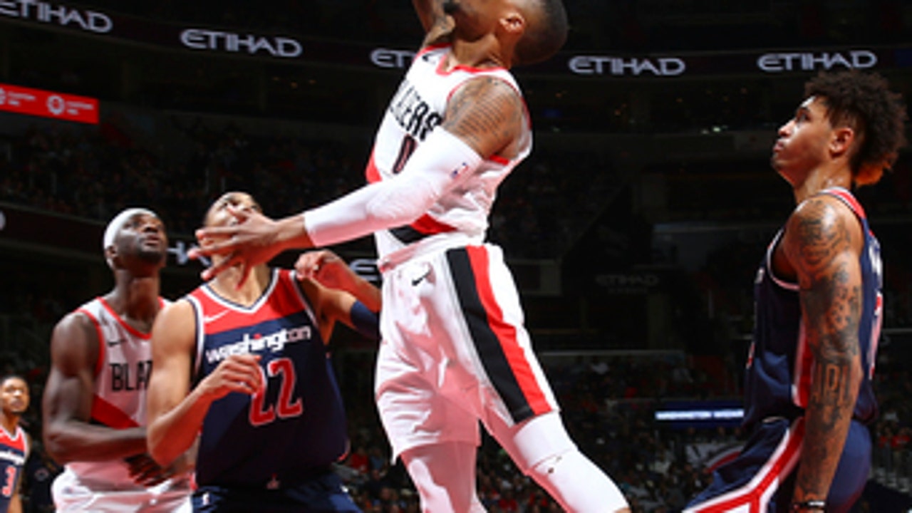 McCollum helps Blazers to 108-105 comeback win over Wizards (Nov 25, 2017)